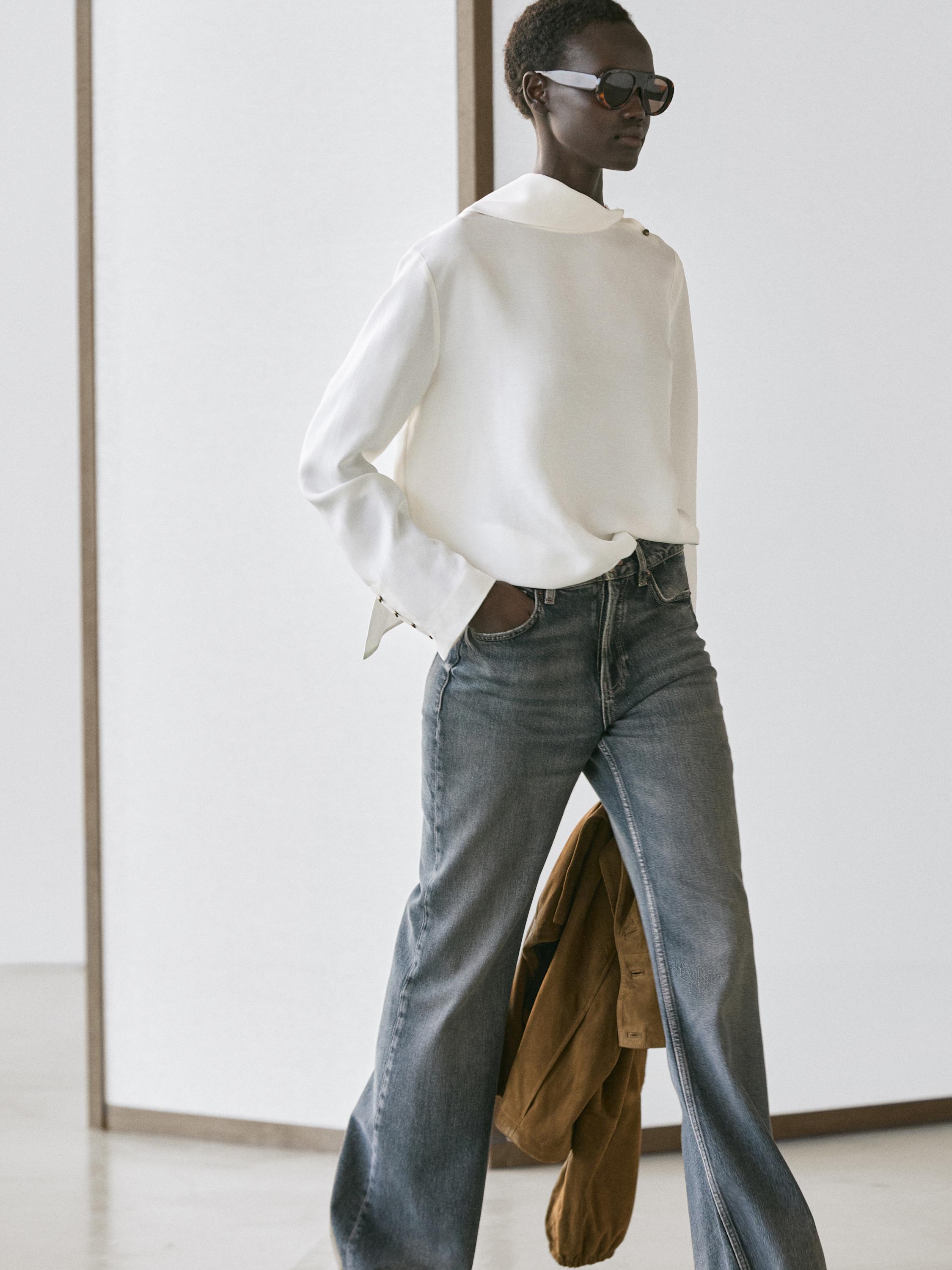 Chemise fluide détails boutons